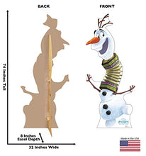 Load image into Gallery viewer, Advanced Graphics Olaf Life Size Cardboard Cutout Standup - Olaf's Frozen Adventure (2017 Short Film)