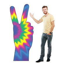Load image into Gallery viewer, Advanced Graphics 70's Peace Fingers Life Size Cardboard Cutout Standup