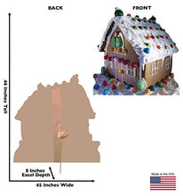 Load image into Gallery viewer, Advanced Graphics Gingerbread House Life Size Cardboard Cutout Standup