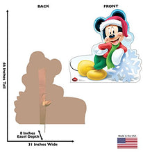 Load image into Gallery viewer, Advanced Graphics Holiday Mickey Mouse Life Size Cardboard Cutout Standup - Disney Holiday Collection
