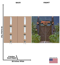 Load image into Gallery viewer, Advanced Graphics Jurassic World Gate Backdrop Double Wide Cardboard Cutout Standup - Jurassic World Dominion (2022 Film)