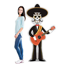Load image into Gallery viewer, Advanced Graphics Day of The Dead Guitar Player Life Size Cardboard Cutout Standup