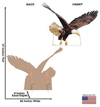 Load image into Gallery viewer, Advanced Graphics Flying Bald Eagle Life Size Cardboard Cutout Standup - Made in USA
