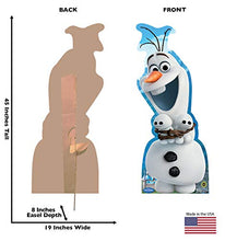Load image into Gallery viewer, Advanced Graphics Olaf Hugging Snowgies Life Size Cardboard Cutout Standup - Disney's Frozen Fever (2015 Short Film)