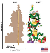 Load image into Gallery viewer, Advanced Graphics Bob Stuart Kevin Christmas Life Size Cardboard Cutout Standup - Minions