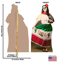 Load image into Gallery viewer, Advanced Graphics Day of The Dead Woman Life Size Cardboard Cutout Standup