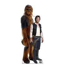 Load image into Gallery viewer, Advanced Graphics Han Solo & Chewbacca Life Size Cardboard Cutout Standup - Star Wars 40th Anniversary