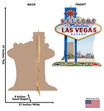 Load image into Gallery viewer, Advanced Graphics Vegas Sign Life Size Cardboard Cutout Standup - Vegas Party Theme
