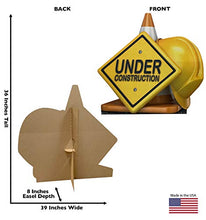 Load image into Gallery viewer, Advanced Graphics Under Construction Sign Life Size Cardboard Cutout Standup