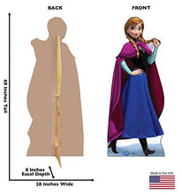 Load image into Gallery viewer, Advanced Graphics Anna Life Size Cardboard Cutout Standup - Disney's Frozen (2013 Film)