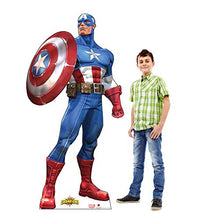 Load image into Gallery viewer, Advanced Graphics Captain America Life Size Cardboard Cutout Standup - Marvel: Contest of Champions