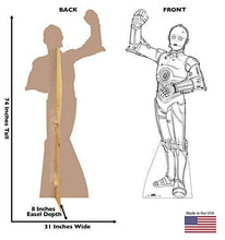 Load image into Gallery viewer, Advanced Graphics Color Me C-3PO Life Size Cardboard Cutout Standup - Disney's Star Wars