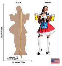 Load image into Gallery viewer, Advanced Graphics Bar Maiden Red Skirt Life Size Cardboard Cutout Standup