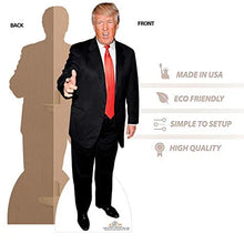 Load image into Gallery viewer, Donald Trump Cardboard Cutout Standup-6 Feet Life Size Trump Stand up Cardboard-Great Party Decoration Solid Cardboard Print 75x29 inches