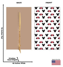 Load image into Gallery viewer, Advanced Graphics Mickey and Minnie Ears Step and Repeat Life Size Cardboard Cutout Standup