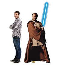 Load image into Gallery viewer, Advanced Graphics OBI-Wan Kenobi Life Size Cardboard Cutout Standup - Star Wars Prequel Trilogy