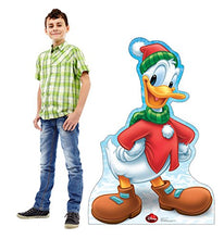 Load image into Gallery viewer, Advanced Graphics Holiday Donald Duck Life Size Cardboard Cutout Standup - Disney Holiday Collection