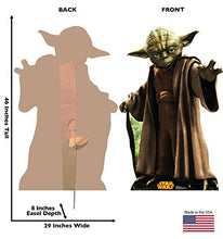Load image into Gallery viewer, Advanced Graphics Yoda Life Size Cardboard Cutout Standup - Star Wars Classics Retouched