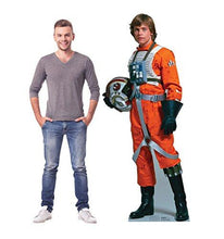 Load image into Gallery viewer, Advanced Graphics Luke Skywalker Rebel Pilot Life Size Cardboard Cutout Standup - Star Wars Classics (IV - VI)