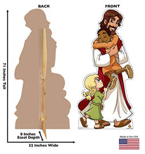 Load image into Gallery viewer, Advanced Graphics Jesus with Children Life Size Cardboard Cutout Standup - Creative for Kids