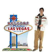 Load image into Gallery viewer, Advanced Graphics Vegas Sign Life Size Cardboard Cutout Standup - Vegas Party Theme