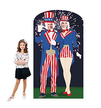 Load image into Gallery viewer, Advanced Graphics Aunt and Uncle Sam Stand-in Life Size Cardboard Cutout Standup
