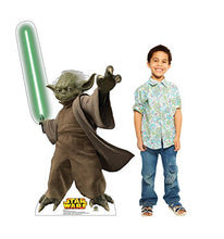Load image into Gallery viewer, Advanced Graphics Yoda Life Size Cardboard Cutout Standup - Star Wars Prequel Trilogy
