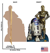 Load image into Gallery viewer, Advanced Graphics R2D2 & C3PO Life Size Cardboard Cutout Standup - Star Wars Classics Retouched
