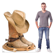 Load image into Gallery viewer, Advanced Graphics Cowboy Boots Life Size Cardboard Cutout Standup