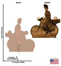 Load image into Gallery viewer, Advanced Graphics Miss Gulch on Bike Life Size Cardboard Cutout Standup - The Wizard of Oz 75th Anniversary (1939 Film)