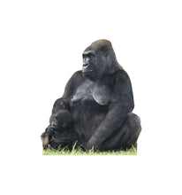 Load image into Gallery viewer, Advanced Graphics Mother & Child Gorillas Life Size Cardboard Cutout Standup