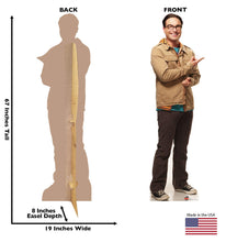 Load image into Gallery viewer, Advanced Graphics Leonard Hofstadter Life Size Cardboard Cutout Standup - The Big Bang Theory