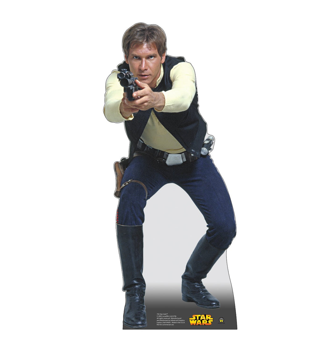 Advanced Graphics Han Solo Life Size Cardboard Cutout Standup - Star Wars Classics (IV - VI)