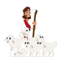 Load image into Gallery viewer, Advanced Graphics The Good Shepherd Standee Set Life Size Cardboard Cutout Standup - Creative for Kids