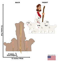 Load image into Gallery viewer, Advanced Graphics The Good Shepherd Standee Set Life Size Cardboard Cutout Standup - Creative for Kids