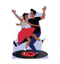 Load image into Gallery viewer, Advanced Graphics 50's Dance Couple Life Size Cardboard Cutout Standup