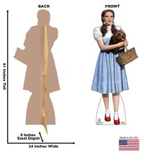 Load image into Gallery viewer, Advanced Graphics Dorothy Holding Toto Life Size Cardboard Cutout Standup - The Wizard of Oz 75th Anniversary (1939 Film)