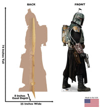 Load image into Gallery viewer, Advanced Graphics Boba Fett in Armor Life Size Cardboard Cutout Standup - Disney Star Wars: The Mandalorian Season 2