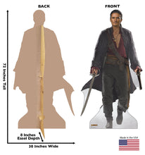 Load image into Gallery viewer, Advanced Graphics Will Turner Life Size Cardboard Cutout Standup - Disney's Pirates of The Caribbean