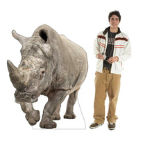 Load image into Gallery viewer, Advanced Graphics White Rhinoceros Life Size Cardboard Cutout Standup