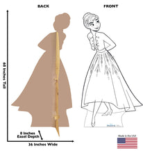 Load image into Gallery viewer, Advanced Graphics Color Me Anna Life Size Cardboard Cutout Standup - Disney's Frozen 2