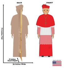 Load image into Gallery viewer, Advanced Graphics Pope Red Outfit (Illustrated) Life Size Cardboard Cutout Standup