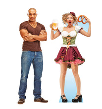 Load image into Gallery viewer, Advanced Graphics Bar Maid Pretzel Life Size Cardboard Cutout Standup