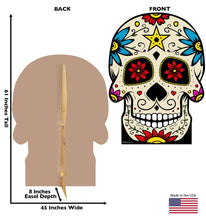 Load image into Gallery viewer, Advanced Graphics Day of The Candy Skull Life Size Cardboard Cutout Standup