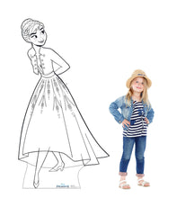 Load image into Gallery viewer, Advanced Graphics Color Me Anna Life Size Cardboard Cutout Standup - Disney's Frozen 2