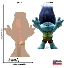 Load image into Gallery viewer, Advanced Graphics Branch Life Size Cardboard Cutout Standup - Trolls World Tour (2020 Film)