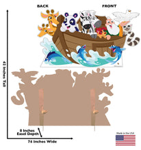 Load image into Gallery viewer, Advanced Graphics Noah's Ark Life Size Cardboard Cutout Standup - Creative for Kids