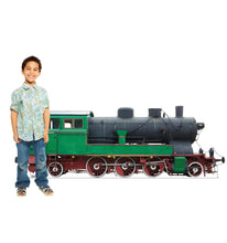 Load image into Gallery viewer, Advanced Graphics Green and Red Steam Locomotive Life Size Cardboard Cutout Standup