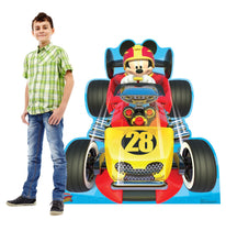 Load image into Gallery viewer, Advanced Graphics Mickey Roadster Life Size Cardboard Cutout Standup - Disney Junior's Mickey and The Roadster Racers