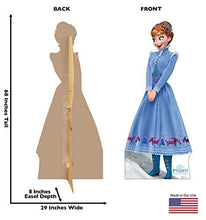 Load image into Gallery viewer, Advanced Graphics Anna Life Size Cardboard Cutout Standup - Olaf's Frozen Adventure (2017 Short Film) - AT TEN Distribution